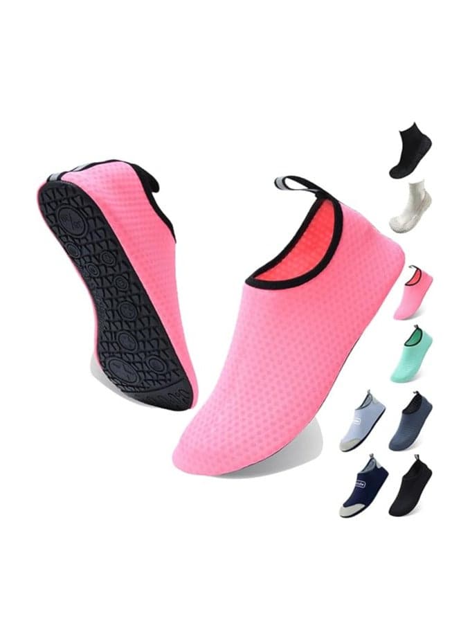 Water Shoes Womens Mens Beach Shoes, Quick-Dry Barefoot Aqua Shoes Socks Snorkeling Shoes Water Socks for Outdoor Beach Swim Surf Walking Yoga