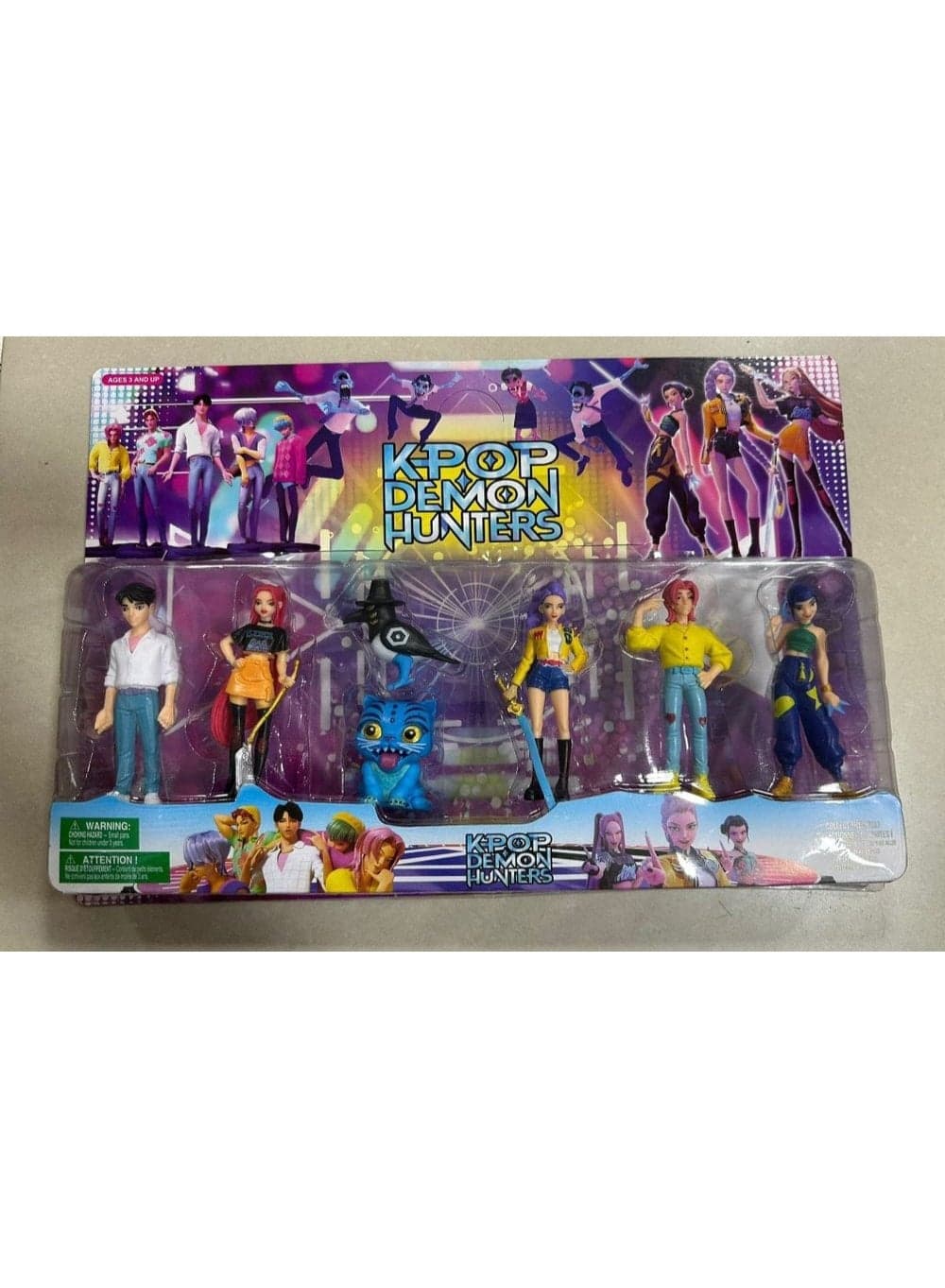 Figures Kpop Demon Hunters Action Figure Home Decor Desk Ornament For Hunters Fans 7 pcs set