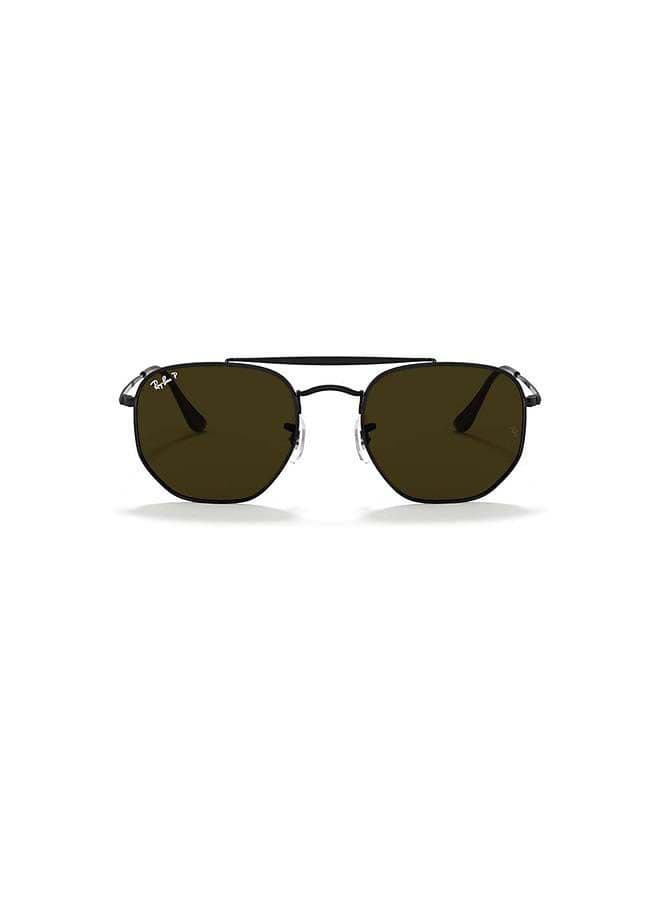 Unisex Marshal Square Sunglasses - RB3648 002/58 54 - Lens Size: 54 mm - Black