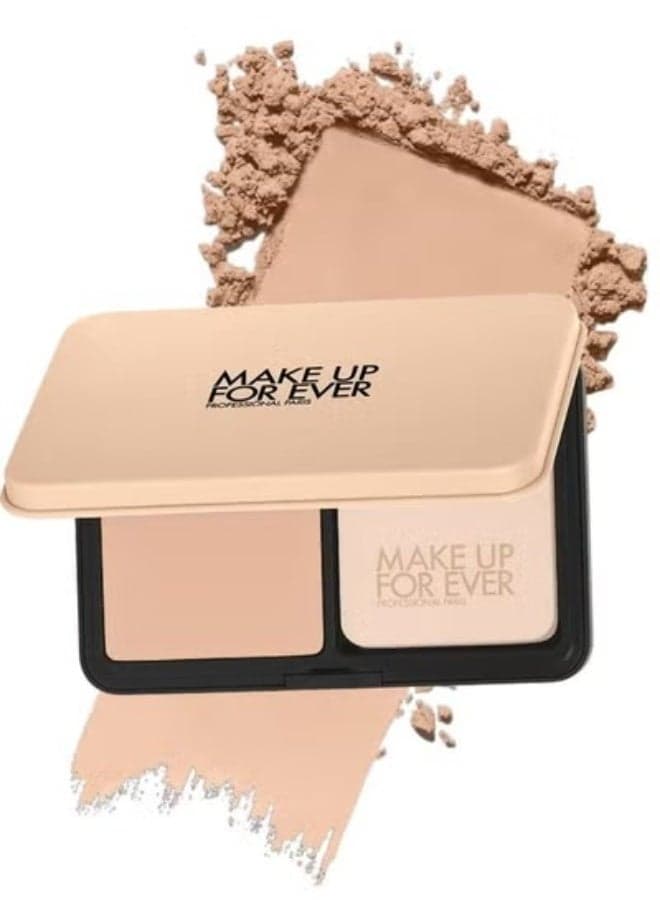 MAKE UP FOR EVER HD Skin Matte Velvet Blurring Foundation & Setting Powder 11g – Shade 1N06 Porcelain – For Fair Skin with Neutral Undertones