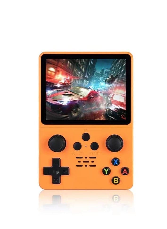 R35S Retro Handheld Game Console – 3.5" IPS HD Display, 15,000+ Preloaded Classic Games, 64GB Storage, Linux System, Portable Mini Gameboy-Style Console for PSP, Arcade & Retro Gaming
