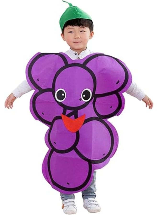 Unisex Halloween Costume Dress Set Fruits Costume Suit with Hat