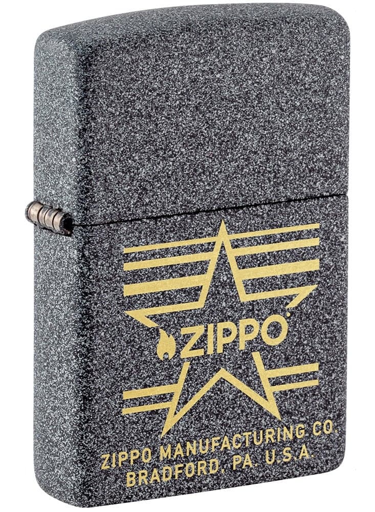 Zippo 48711 211 Zippo Star Design Iron Stone Windproof Lighter
