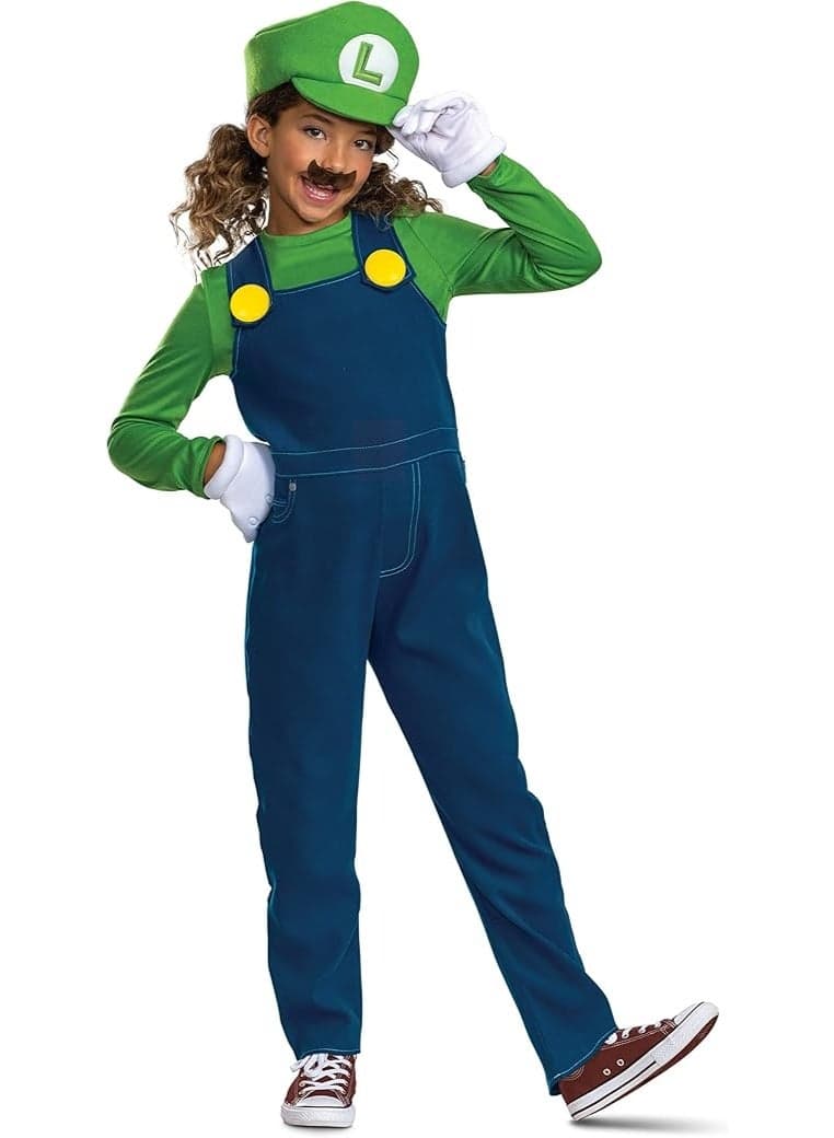 Costume Child Luigi Elevated Dress Up S 4-6