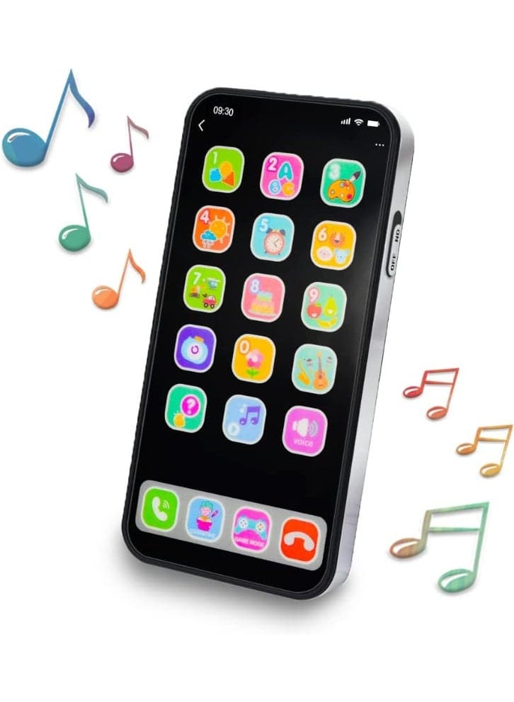 Baby Toy Phone, Cell Phone Toy with Music and Sound, Early Developmental Toy for Toddlers, Interactive Learning Toy