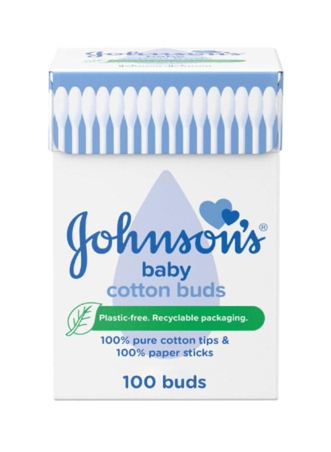Baby Cotton Buds, Box of 100 sticks