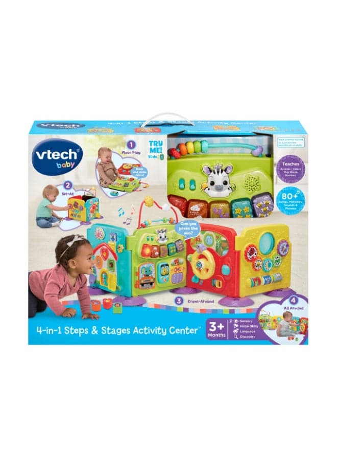 VTech Baby 4-in-1 Steps & Stages Activity Center Interactive Playset