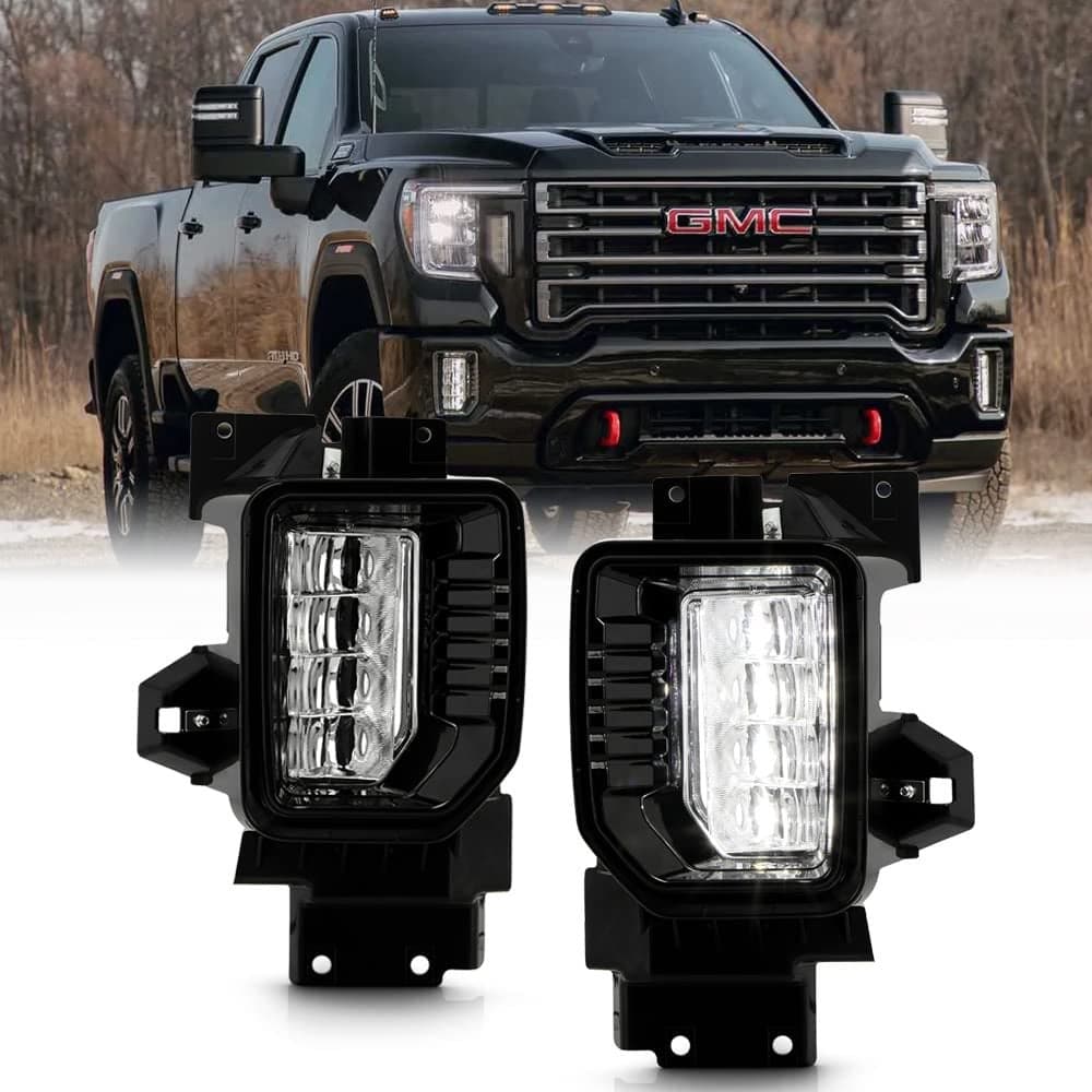 ACANII For 20202023 GMC Sierra 2500HD 3500HD LED Bumper Fog Lights Driving Lamps wSwitch Replacement LeftRight