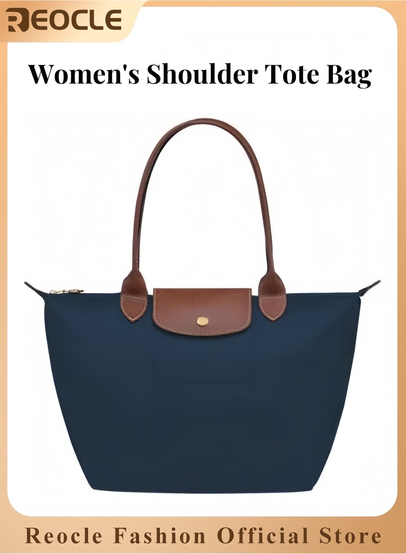 Women's Shoulder Tote Bag Nylon Top-Handle Purse Foldable Weekend Hobo Handbag Top Handle Ladies Shoulder Bags