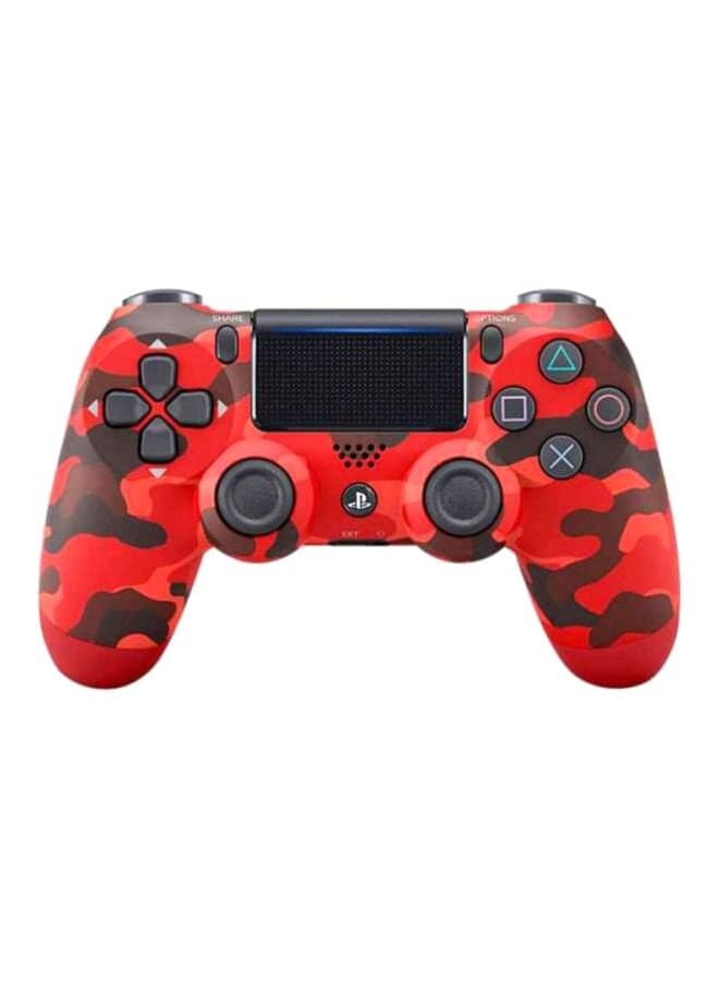 Dualshock Wireless Controller For PlayStation 4-Red Camoflage