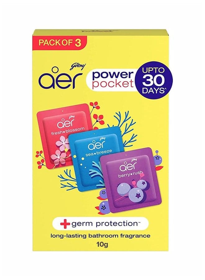 Aer Power Pocket Bathroom Air Freshener Assorted