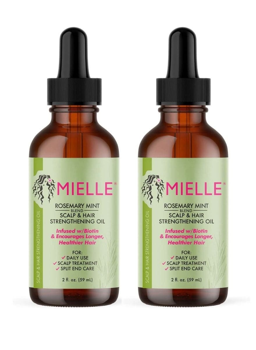 Pack Of 2, Rosemary Mint Scalp And Hair Strengthening Oil - 59ml
