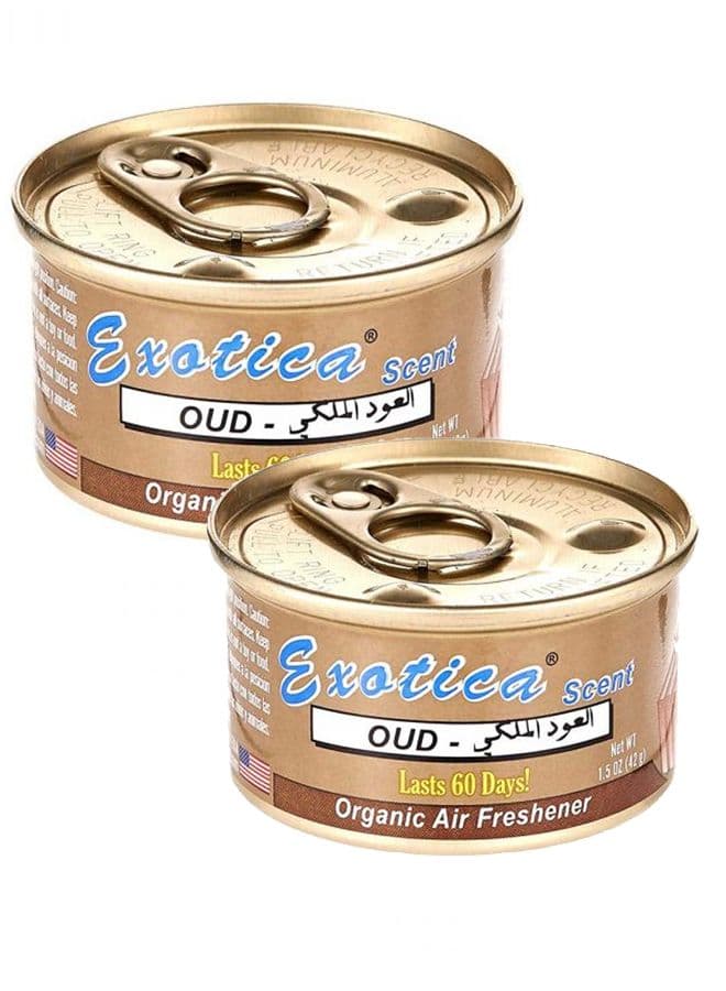 EXOTICA Organic Air Freshener Value Pack 2 count - Oud Scent