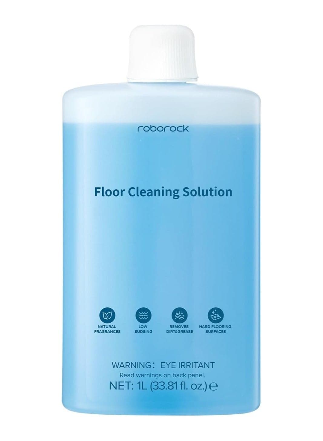 roborock Floor Cleaning Solution, Floor Cleaner for Hardwood, Compatible Robot Vacuums with Mopping and Wet and Dry Vacuum, 1L.