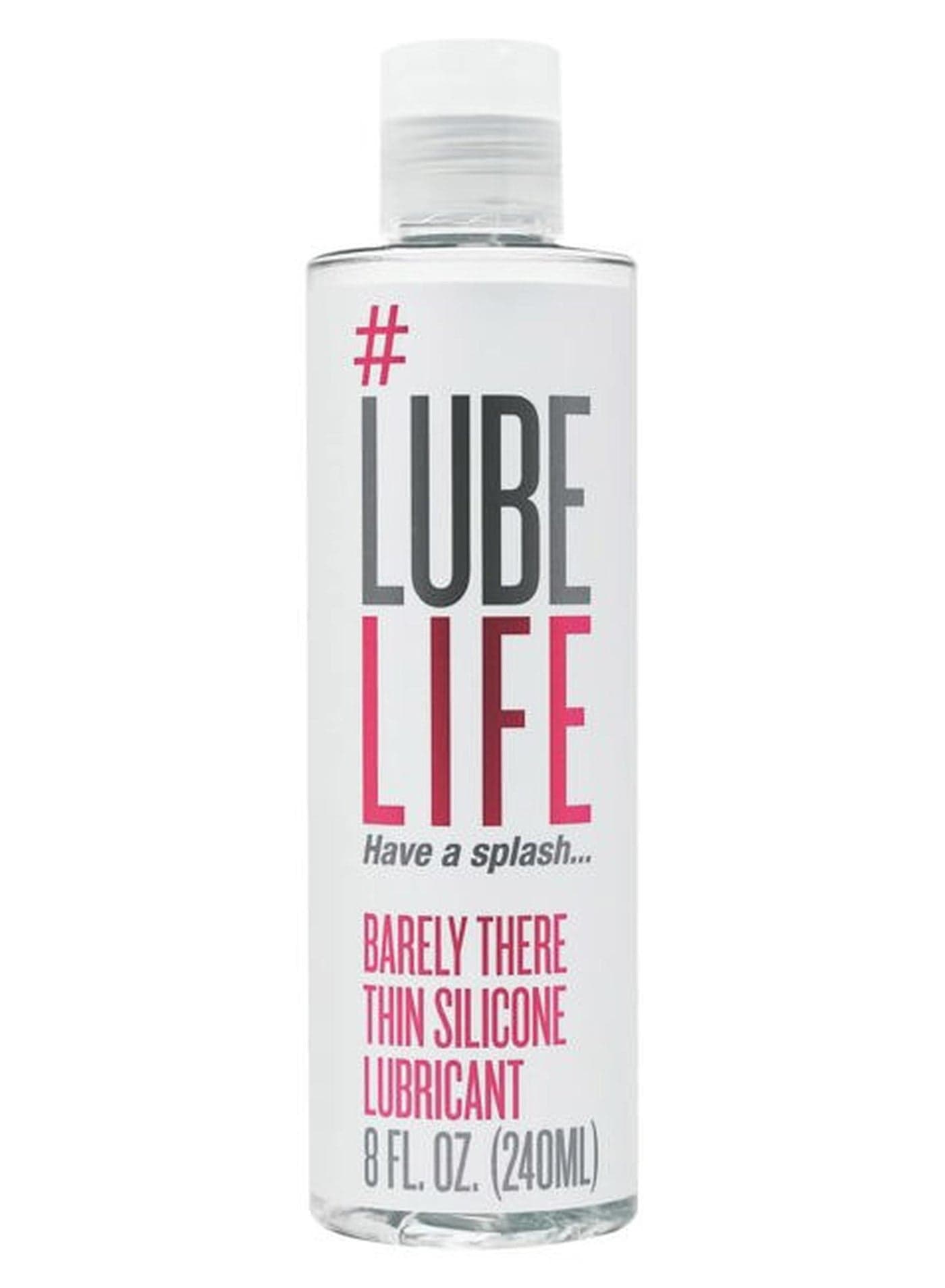 Barely There Thin Silicone-Based Lubricant, Long Lasting, Water Resistant, Personal Lubricant for Men, Women and Couples, 8 Oz
