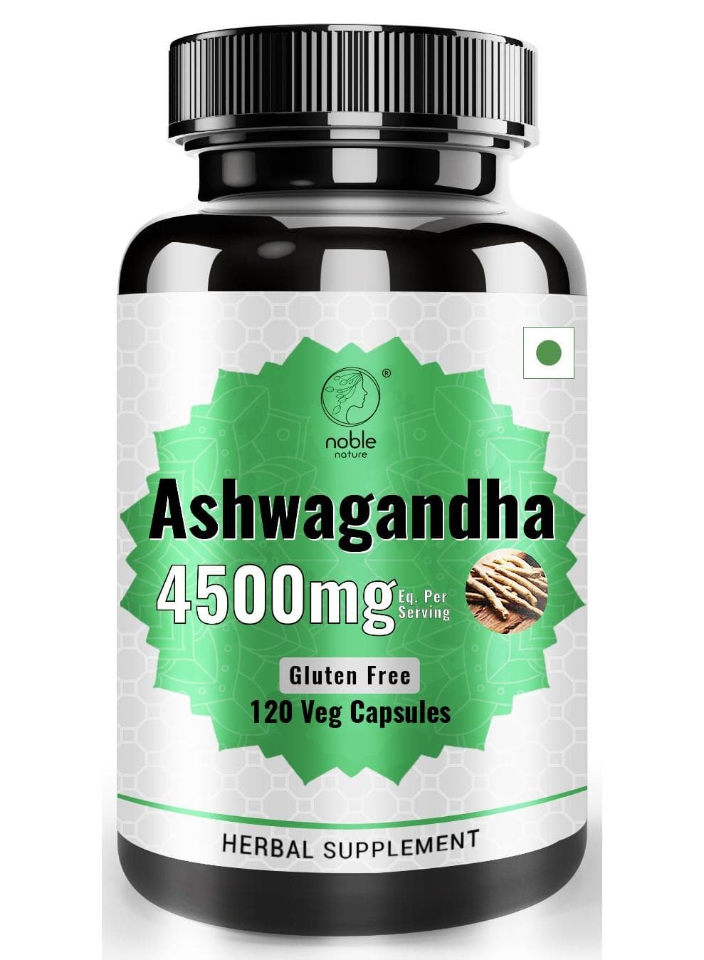 Ashwagandha 4500mg - Gluten Free - 120 Capsules