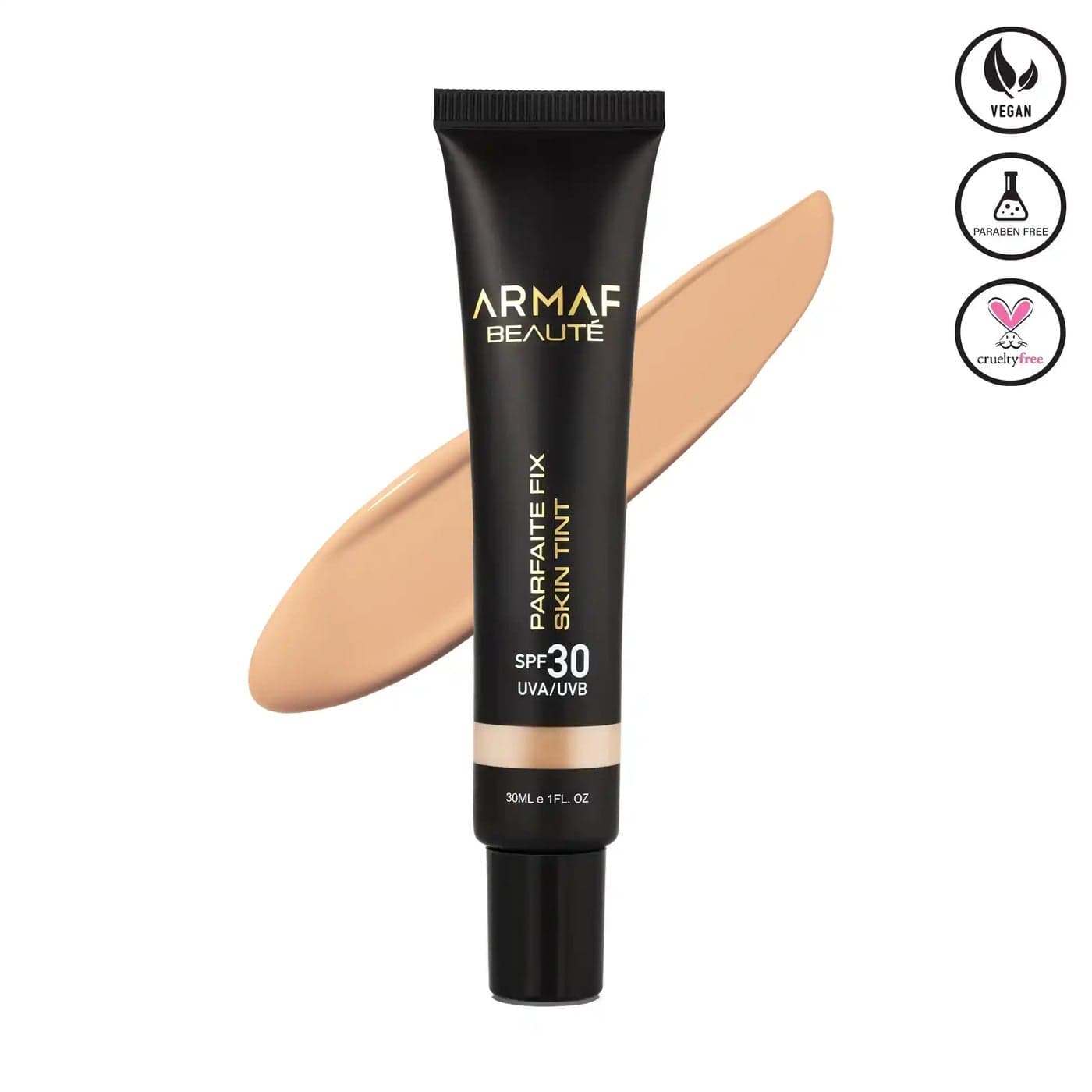 Armaf Beaute Parfaite Fix Skin Tint SPF 30 30ml, UVA/UVB Protection, Natural Colour, Semi Matte Finish, Tinted Moisturizer, Natural Coverage, Lightweight & Breathable Formula, All Skin Types