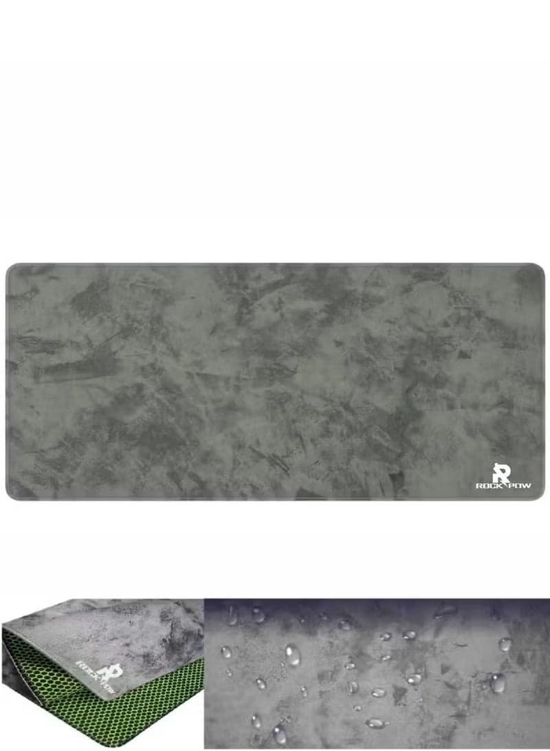 Signature Gray Gaming Mousepad – Waterproof, Large Extended, Non-Slip, Precision Surface, Durable Design for Gamers
