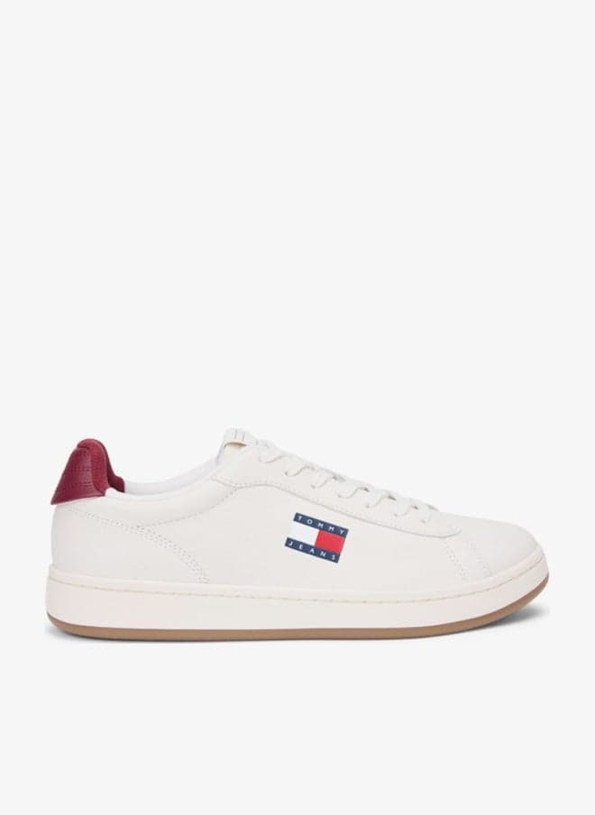 Archive Court Leather Embossed Trainers