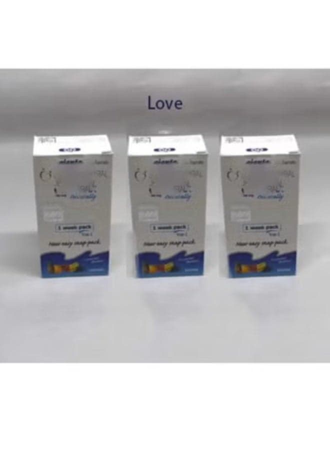 Original Natural Herbal Body Treatment Pack - vip — 3-box Easy Snap 21 Sachets Revitalizing Pack