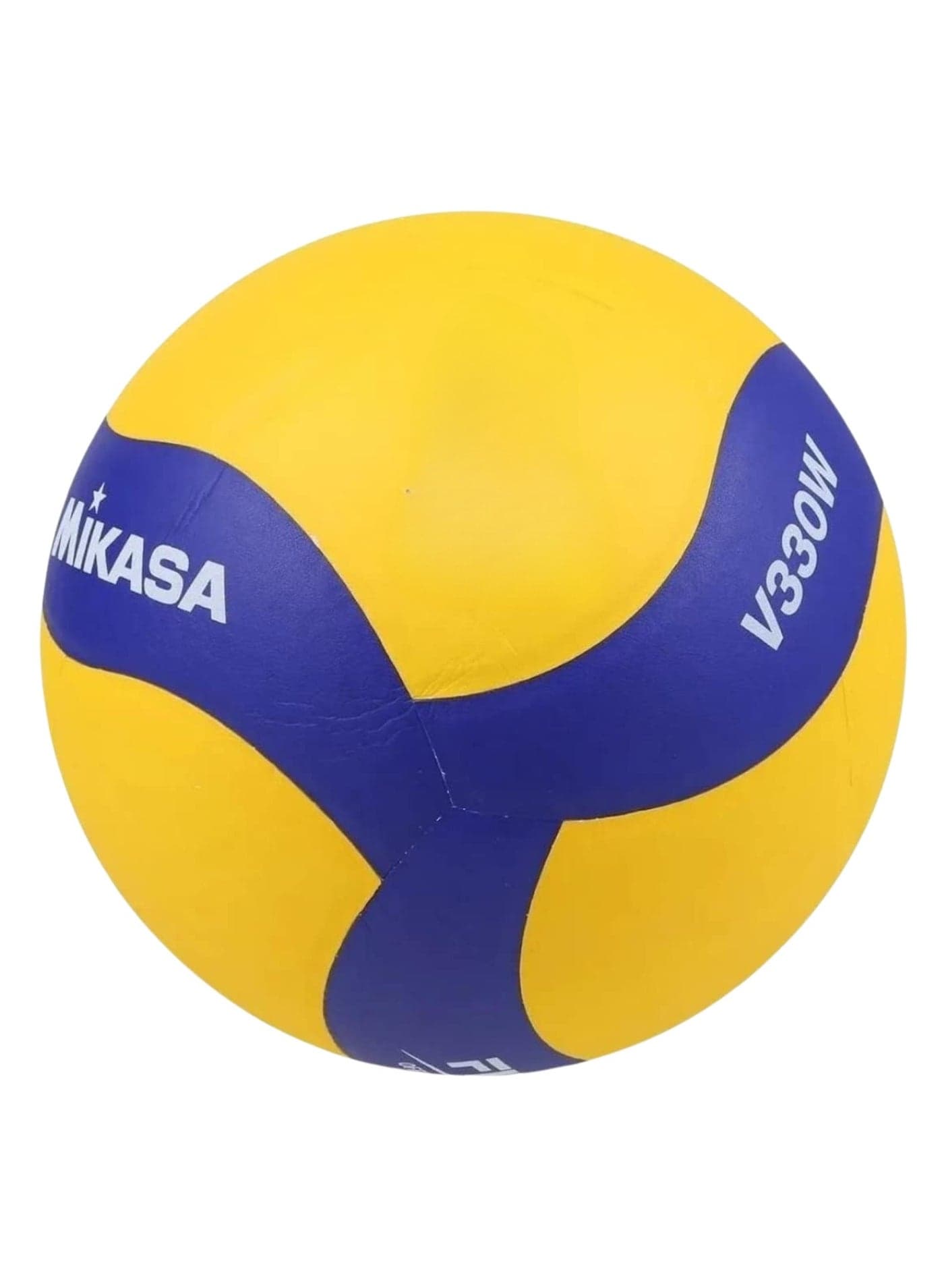 Official 330W Volleyball Size 5|FIVB Approved | Nylon Wound Core| 18-Panel Aerodynamic Design | Durable Composite Cover | Indoor Outdoor Professional Training Ball | Blue & Yellow