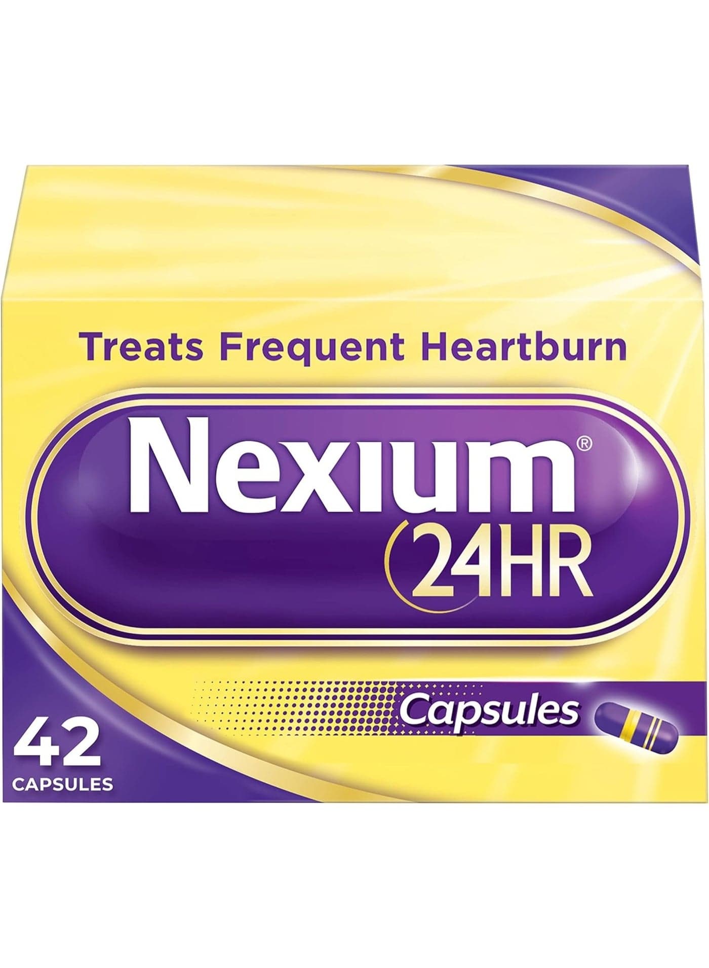24-HR Acid Reducer ,Heartburn Relief Capsules with Esomeprazole Magnesium - 42 Count