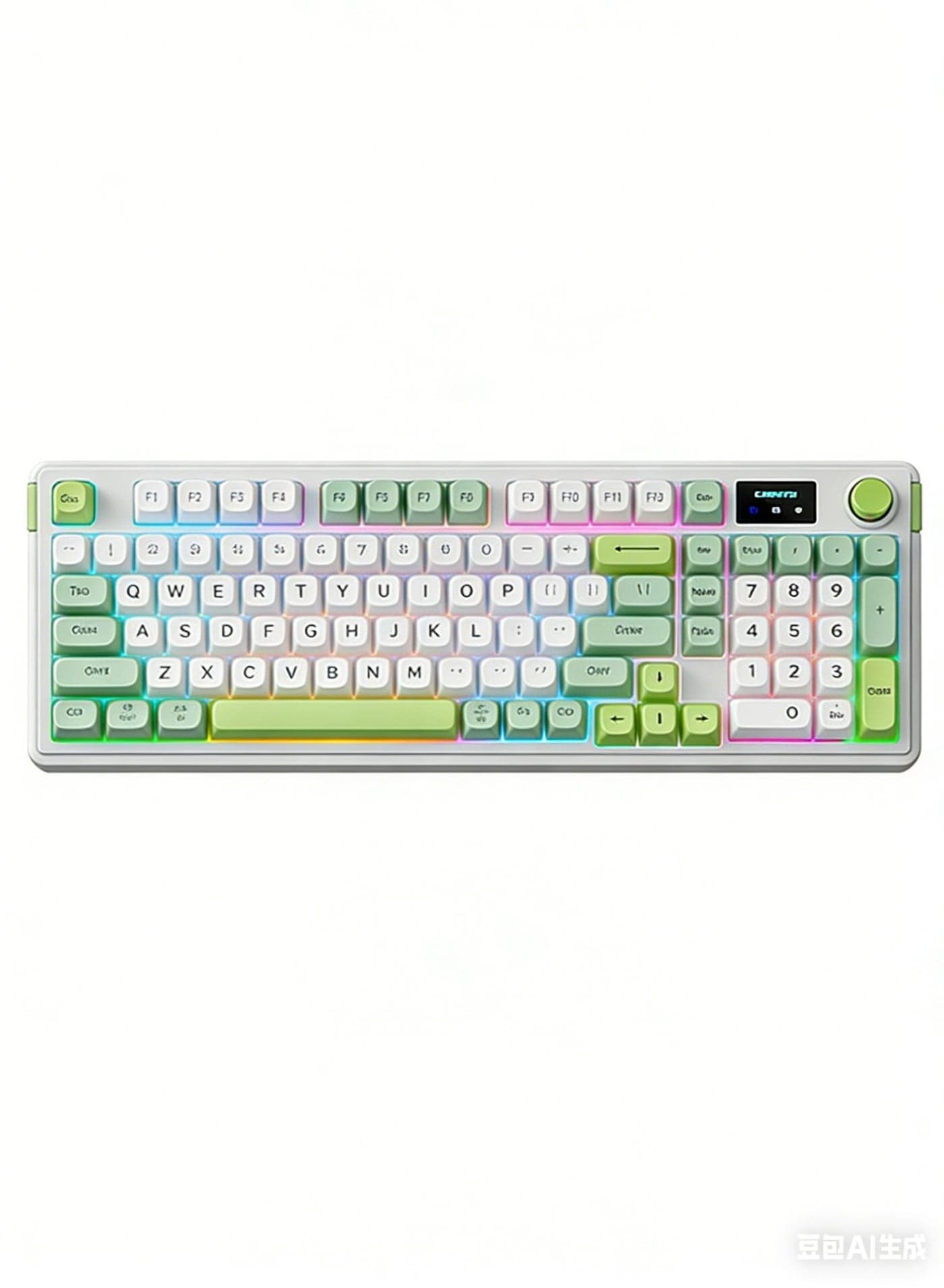 L98 Triple-Mode Mechanical Keyboard,Wireless Hot Swappable Bluetooth Keyboard with Knob &RGB Backlit
