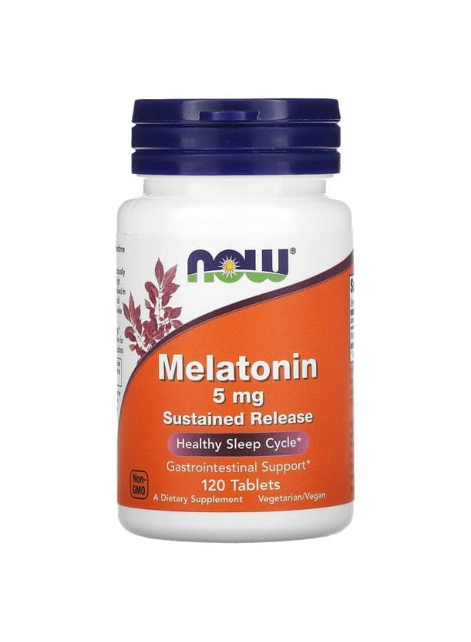 Melatonin 5mg Dietary Supplement - 120 Tablets