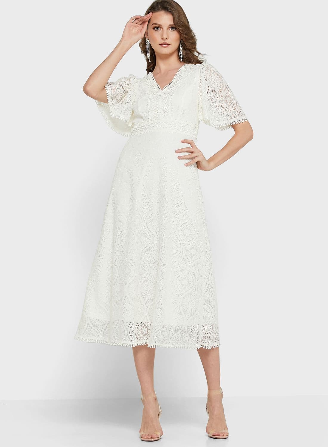 Lace Midi Dress