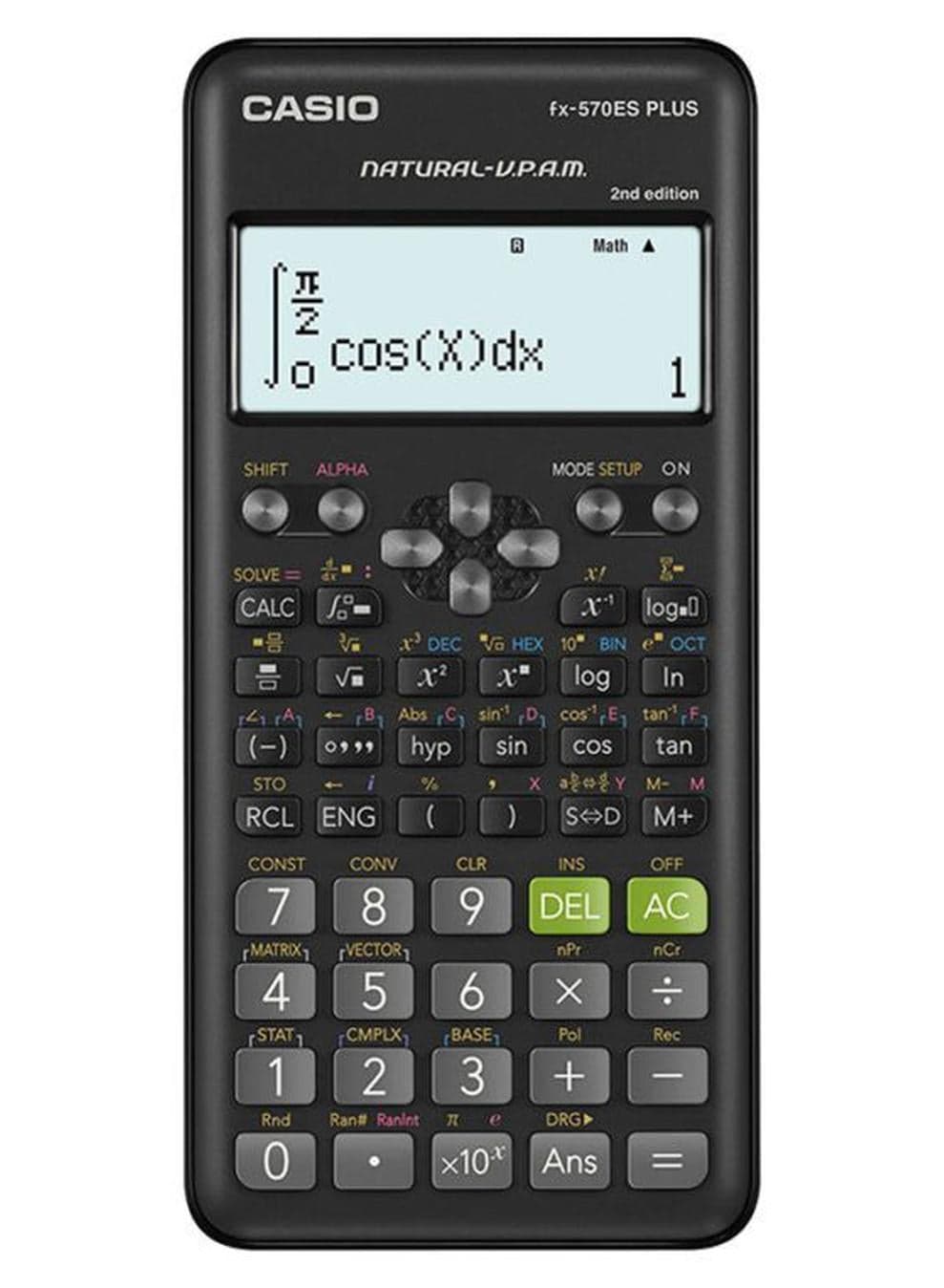 Fx-570Es Plus 2nd Edition Calculator Black