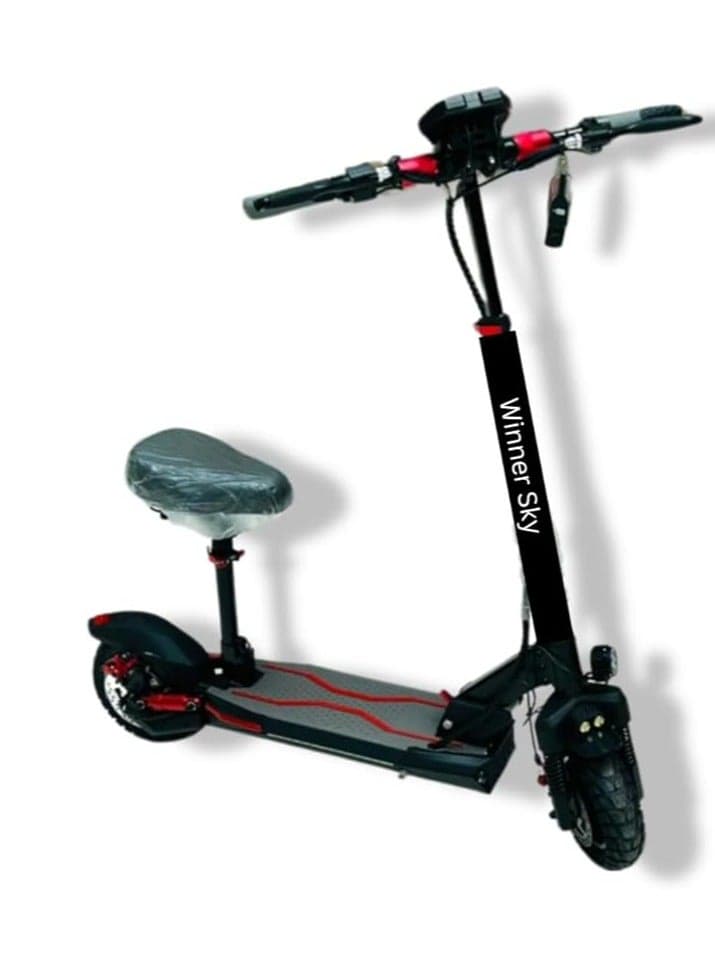 E10 Electric Scooter Powered by 1200W Motor Black Design