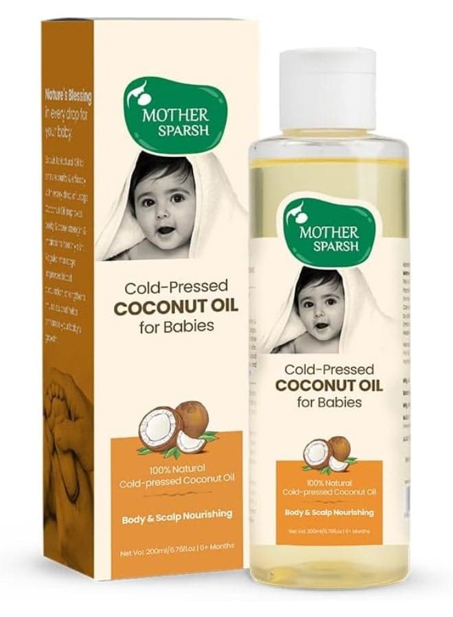 Mother Sparsh Cold Pressed Coconut Oil for Babies