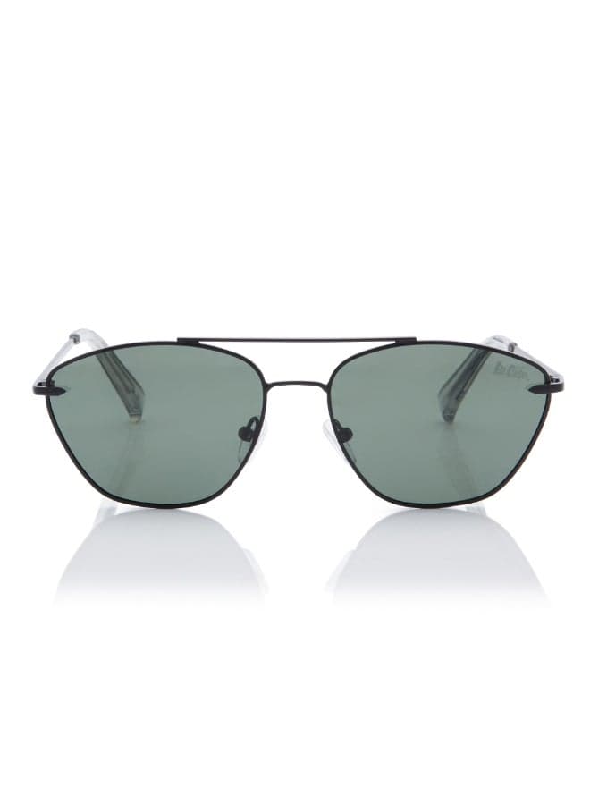 Women Polarized Sunglasses Black Frame G15 Mirror Lens 56mm - LC1210C03