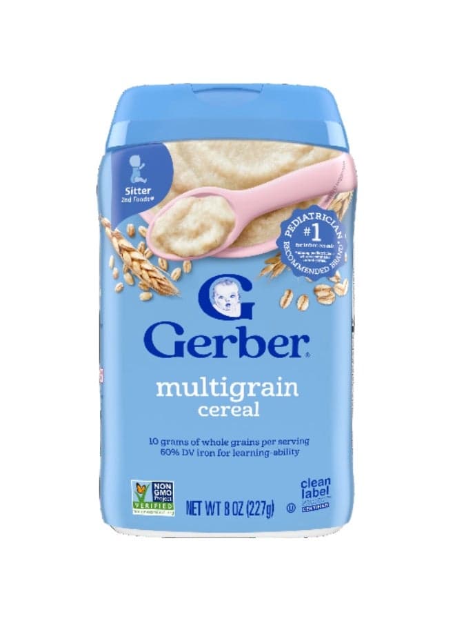 Gerber 2nd Foods Cereal NGM multigrain 8 Oz
