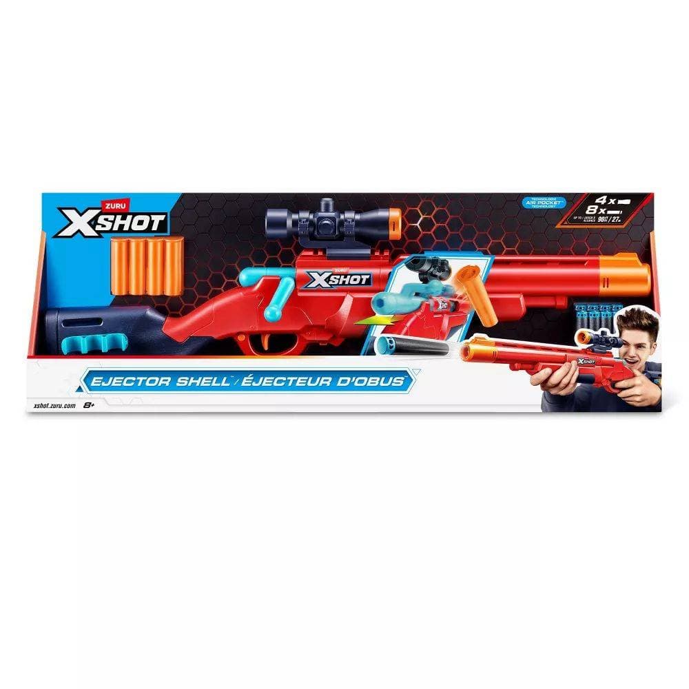X-Shot Excel Ejector Shell Blaster With 8 Darts