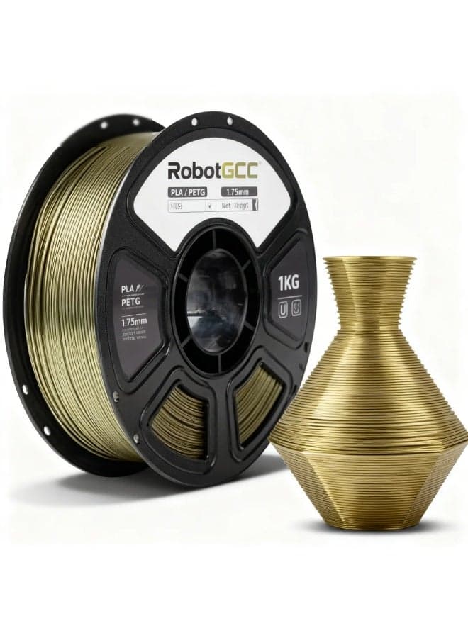 Silk PLA Antique Bronze 1.75mm 3D Printer Filament 1KG Metallic Silk PLA Filament Smooth Glossy Finish PLA Material for FDM Printing High Quality PLA Filament Stable Extrusion Consistent Diameter Easy Printing PLA Compatible with Most 3D Printers Decorative Printing Filament for Models Sculptures Cosplay Engineering Prototyping DIY Projects Reliable Layer Adhesion Low Warping Premium Surface Finish Antique Bronze PLA Filament High Precision Tolerance Strong Bonding Performance Professional 3D Printing Material Universal FDM Filament Spool Long Length High Strength PLA Filament
