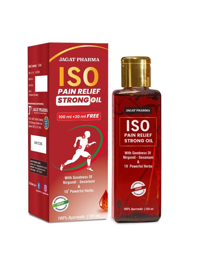 Iso Pain Relief Strong Oil - 120 Ml