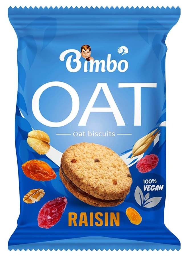 Bimbo Oat Biscuits with Raisin - 30 gm