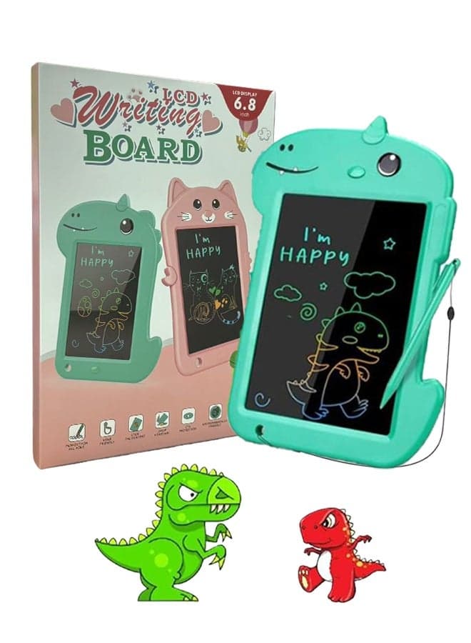 LCD Writing Tablet for Kids Drawing Tablet Doodle Board Toys Birthday Gifts for Toddler Drawing Pad Boys Girls 3 4 5 6 7 8 Years Old (Green Dinosaur)