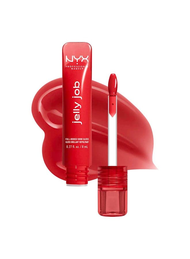 Jelly Job, Full-Bodied Shine Gloss, Lip-Smoothing Shine, Hyper-Glossy Finish, Jelly Filled