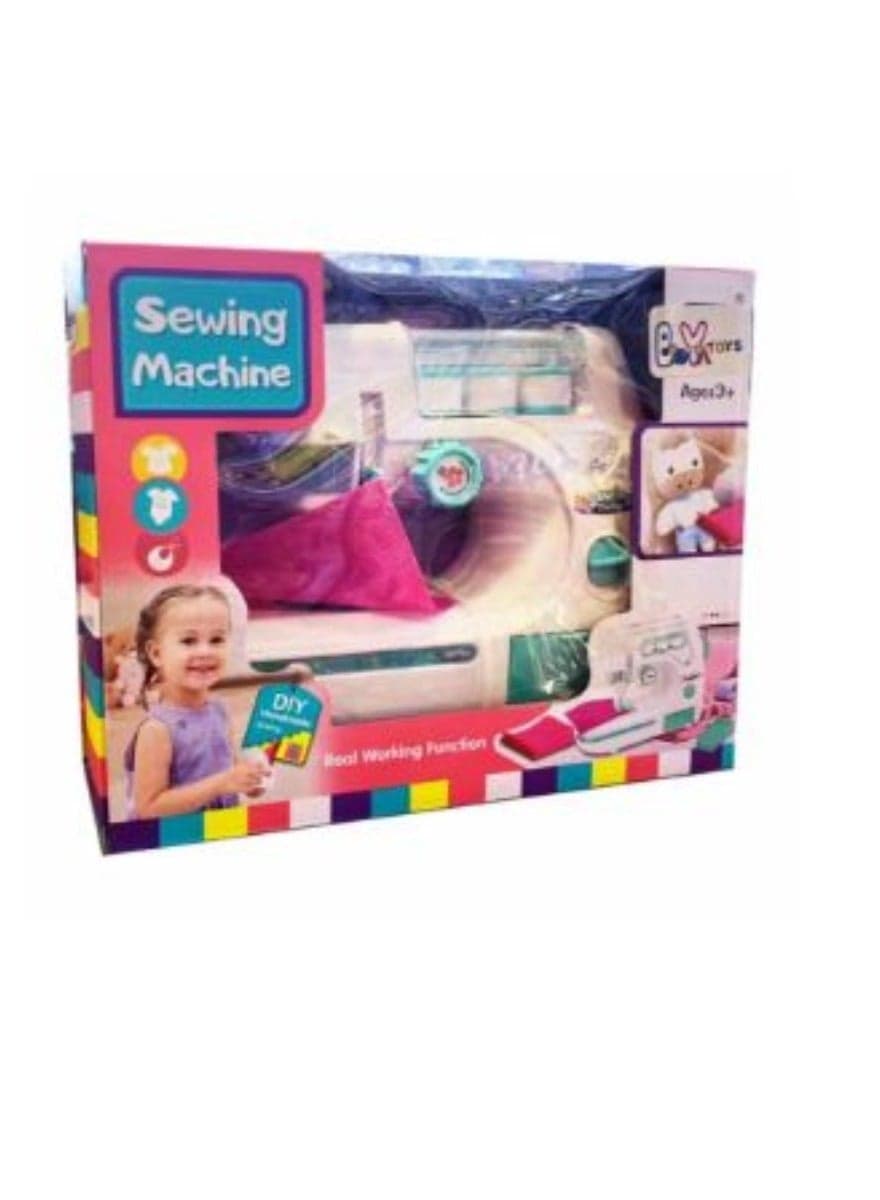 Sewing Machine Toy Electric Medium Size Sewing Machine Toys Educational White