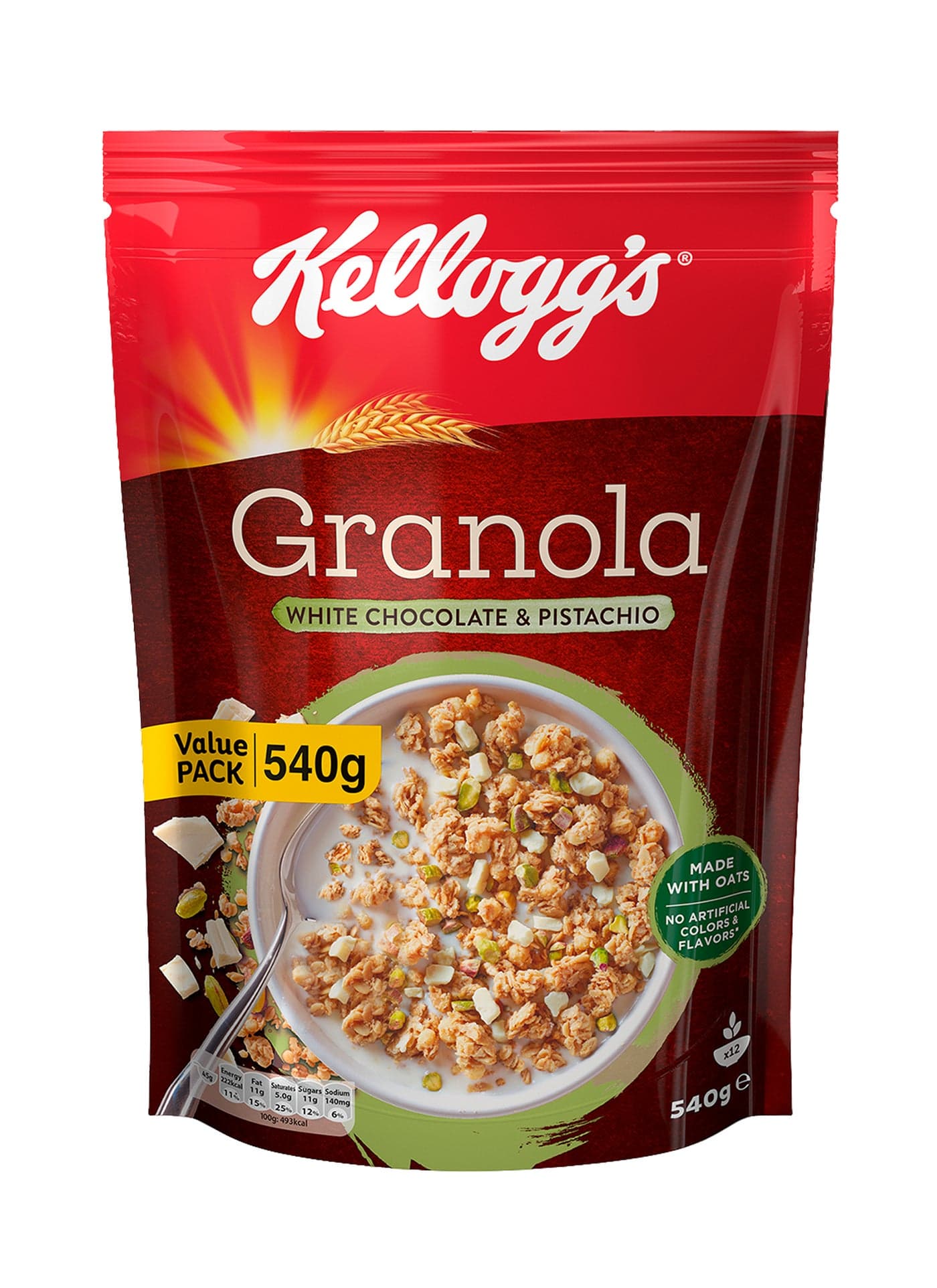 Granola White Chocolate With Pistachio