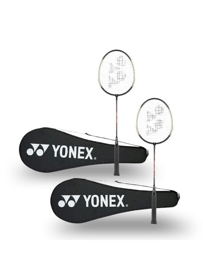 GR 303 2-Player Badminton Set | Includes 2 Aluminum Rackets &2 Carry Bag | Lightweight & Durable | Ideal for Beginners & Recreational Play