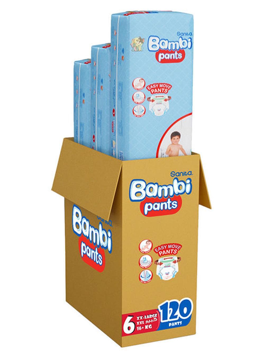 Diaper Pants XX-Large Size 6 (16+kg)