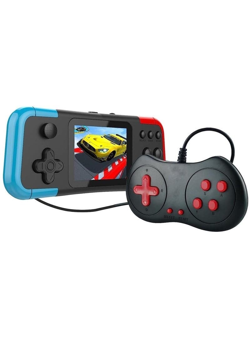 Mini Handheld Game Console 3.0 Inch Screen Portable Video Game System, Retro Arcade Gaming Device with 2 Player Support, Built-in Classic Games, Rechargeable Travel Gaming Machine (Black)