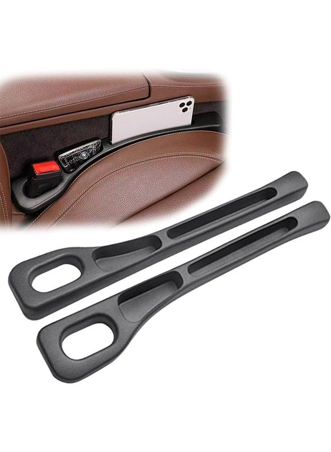 2PCS Car Seat Gap Filler, Multifunctional Seat Side Gap Filler Organize for Phones, Keys, Wallets, Car Gap, Side Seat and Console Gap Filler, Filler Universal Fits Car SUV RV Truck