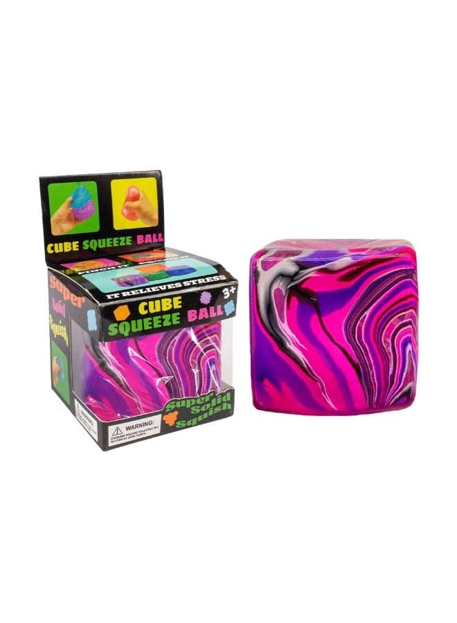 Stress Cube Fidget Toy Kids Adults, games with a Super Solid Squish, Sensory Toys for Kids with Autism Stress Balls for Kids Squeeze Toy for Anxiety Stress Relief Gifts, Your Best Mellow and Chill