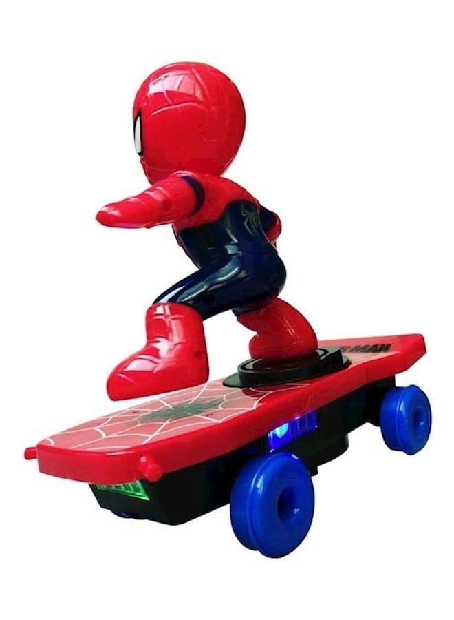 Spiderman Rotating Toy Car With Music
