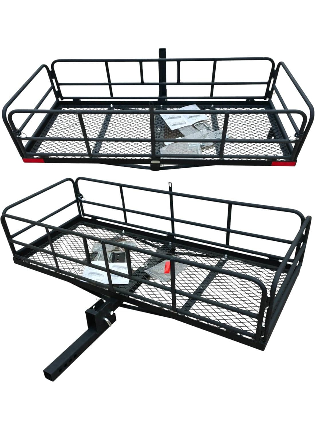 Foldable Luggage Basket 4x4 for SUVs, Single-Pole Trailer Mount, Compatible with Land Cruiser, Patrol & More, Easy Installation, Free & Fast Delivery