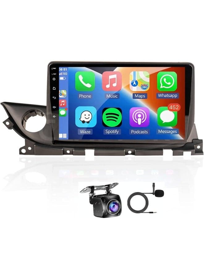 Fit Mazda 6 Car Stereo Mazda 6 Android Screen 2019-2023 With Apple Carplay Android Auto Wireless WiFi DSP FM&AM BT AHD Camera Included Fast Interface QLED (4+32GB Carplay 8CORE)